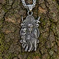 Collar Vikingo En Acero Hombre Y Mujer Dije Lobo Valquiria - Miniatura 4
