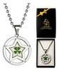 Collar Dije Para Hombre Y Mujer Trébol 4 Hojas Natural Acero - Miniatura 11