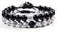 2 Pulseras Manilla Piedra Natural Pareja Novios Hombre Mujer - Miniatura 3