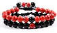 2 Pulseras Manilla Piedra Natural Pareja Novios Hombre Mujer - Miniatura 4