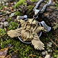 Collar Vikingo En Acero Bicolor Para Hombre Dije Odin Cuervo - Miniatura 4