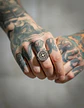 Anillo Acero Color Plata Punk Biker Brújula Náutico Hombre - Miniatura 2