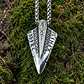 Collar Vikingo En Acero Para Hombres Dije Lanza Odin Gungnir - Miniatura 4