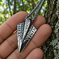 Collar Vikingo En Acero Para Hombres Dije Lanza Odin Gungnir - Miniatura 7