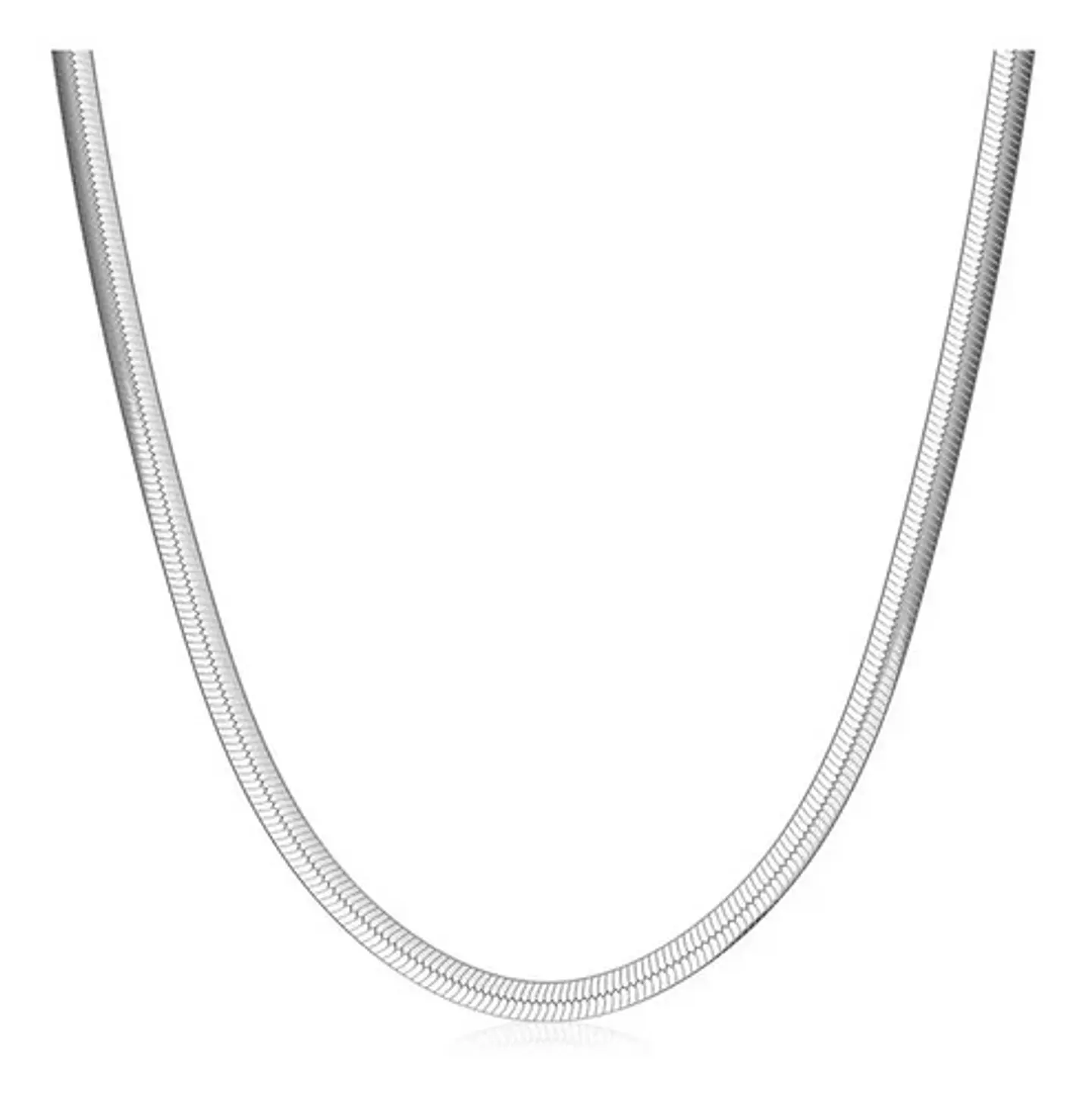 Cadena 60 Cm Serpiente 5mm Color Oro Acero Inoxidable Hombre 1
