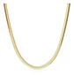 Cadena 60 Cm Serpiente 5mm Color Oro Acero Inoxidable Hombre - Miniatura 5