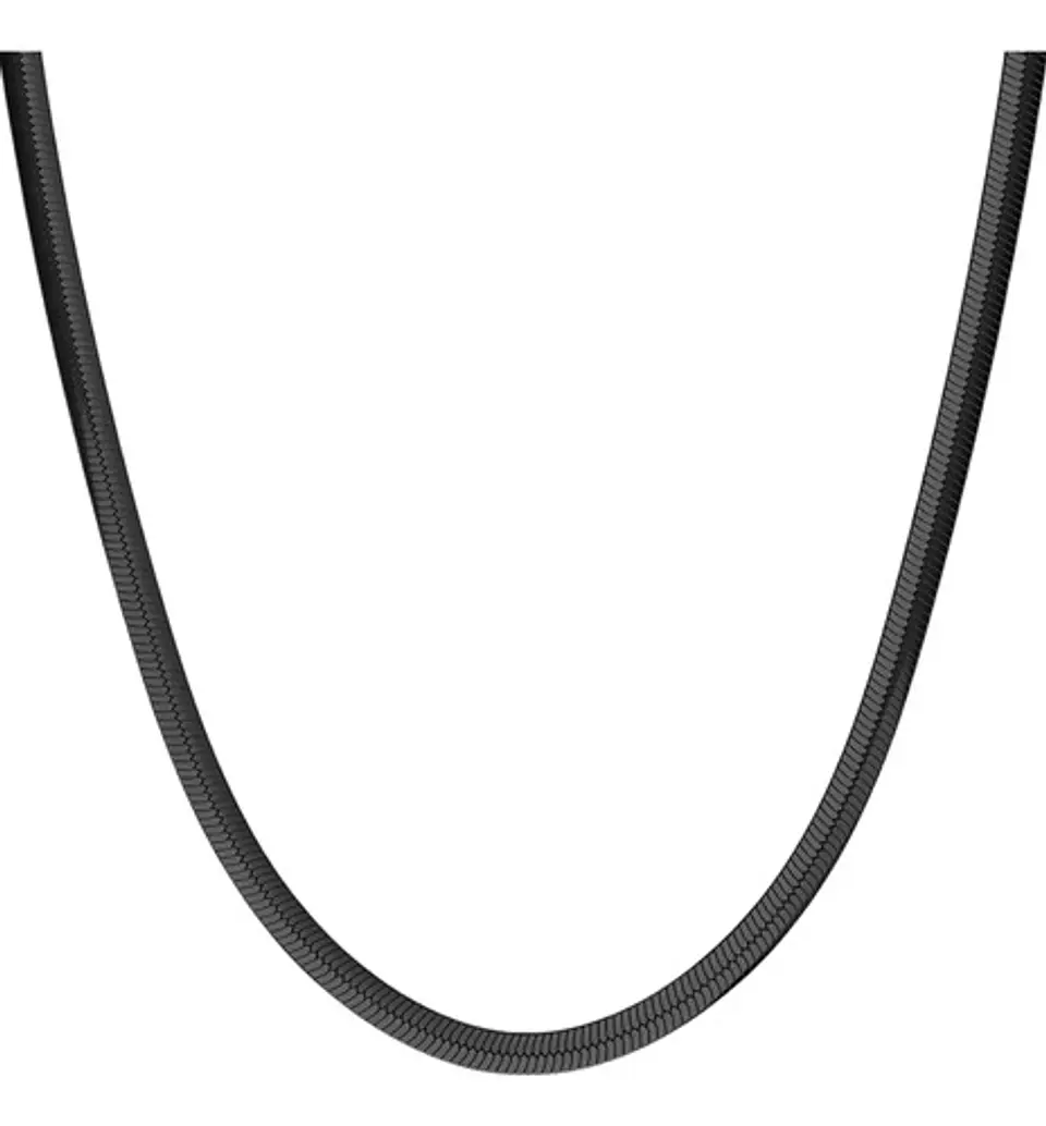 Cadena 60 Cm Serpiente 5mm Color Oro Acero Inoxidable Hombre 9