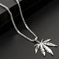 Collar Dije Ala Punta Flecha Color Plata Cadena Acero Hombre - Miniatura 10