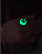 Anillo Mujer Trébol De 4 Hojas Suerte Brilla En La Oscuridad - Miniatura 10