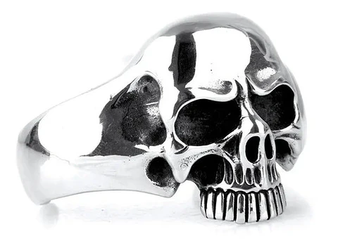 Pulsera Brazalete Cabeza Cráneo Calavera Gótico Para Hombre