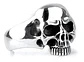 Pulsera Brazalete Cabeza Cráneo Calavera Gótico Para Hombre - Miniatura 1