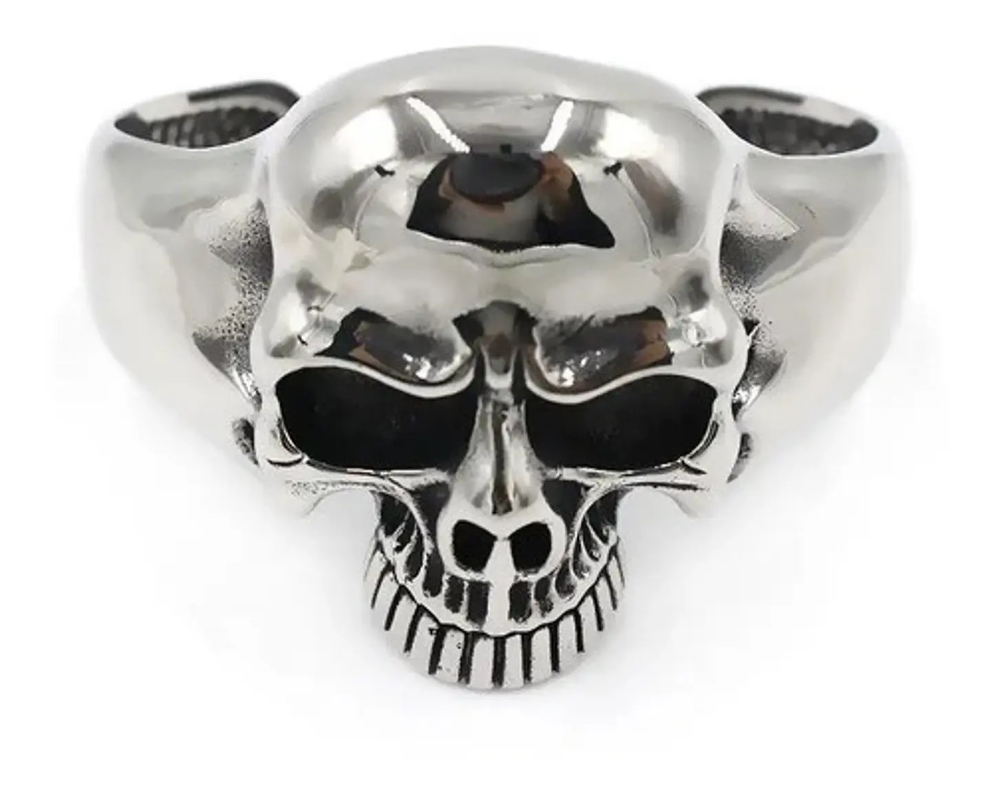 Pulsera Brazalete Cabeza Cráneo Calavera Gótico Para Hombre 4