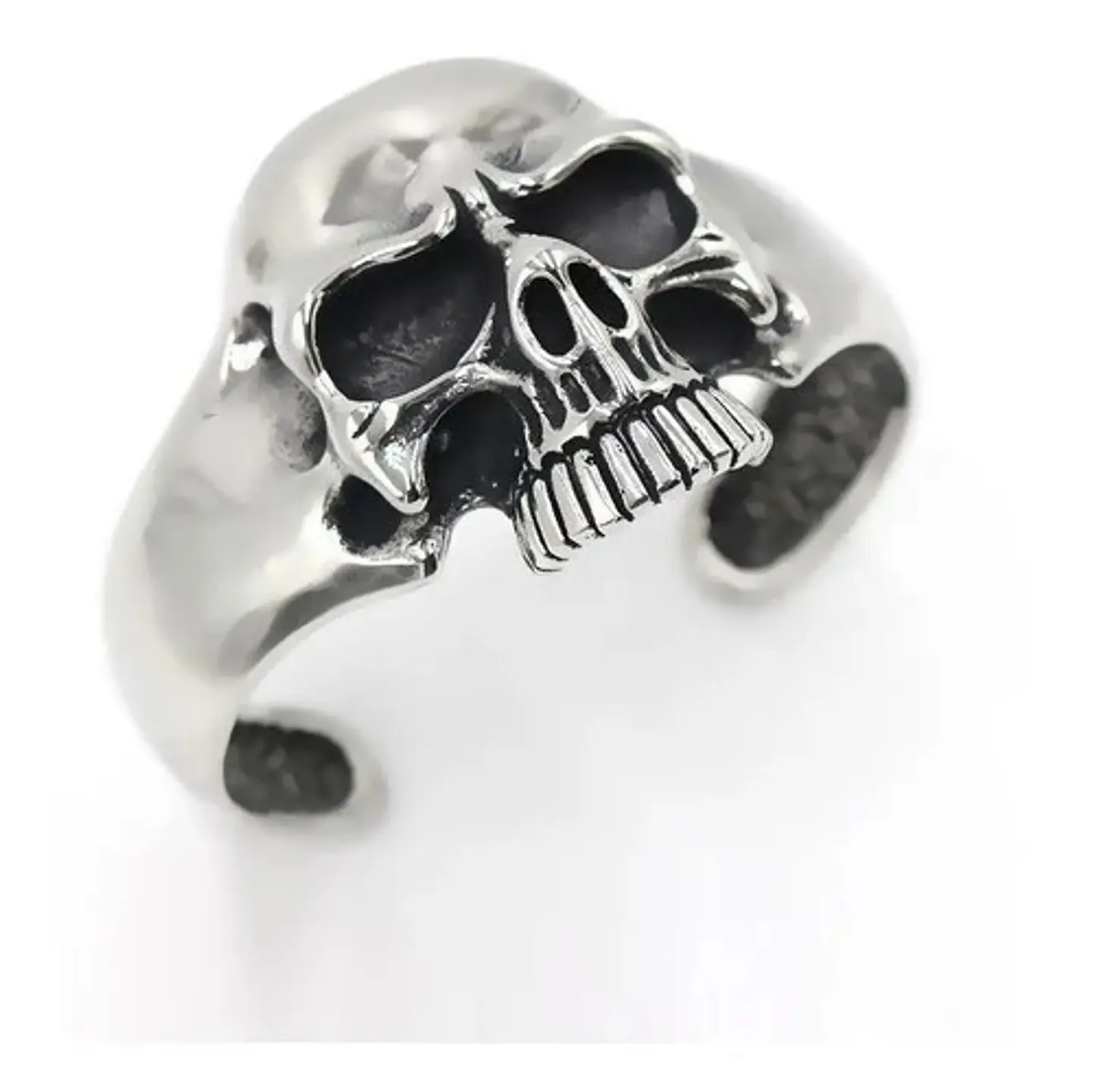 Pulsera Brazalete Cabeza Cráneo Calavera Gótico Para Hombre 5