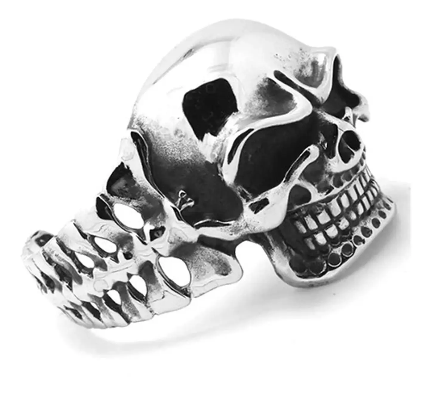 Pulsera Brazalete Cabeza Cráneo Calavera Gótico Para Hombre 10