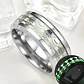 Anillo Brilla Oscuridad Acero Breaking Bad Heisenberg Hombre - Miniatura 2
