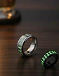 Anillo Brilla Oscuridad Acero Breaking Bad Heisenberg Hombre - Miniatura 8