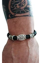 Pulsera Hombre Vikingo Cuerda Trenzada Brújula Nórdica - Miniatura 7