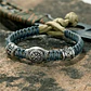 Pulsera Hombre Vikingo Cuerda Trenzada Brújula Nórdica - Miniatura 9