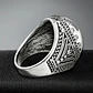 Anillo Gótico Hombre Mujer Con Ojo Del Mal Rock Color Plata - Miniatura 5