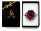 Anillo Gótico Hombre Mujer Con Ojo Del Mal Rock Color Plata - Miniatura 12