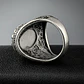 Anillo Gótico Hombre Mujer Con Ojo Del Mal Rock Color Plata - Miniatura 14