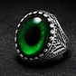 Anillo Gótico Hombre Mujer Con Ojo Del Mal Rock Color Plata - Miniatura 23
