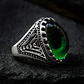 Anillo Gótico Hombre Mujer Con Ojo Del Mal Rock Color Plata - Miniatura 25