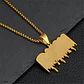 Collar Urbano Hip Hop King Rey Bling Bling Color Oro Hombre - Miniatura 7