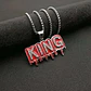 Collar Urbano Hip Hop King Rey Bling Bling Color Oro Hombre - Miniatura 8