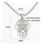 Collar Para Hombre Mujer Dije Papa Emeritus Ghost Rock Acero - Miniatura 2