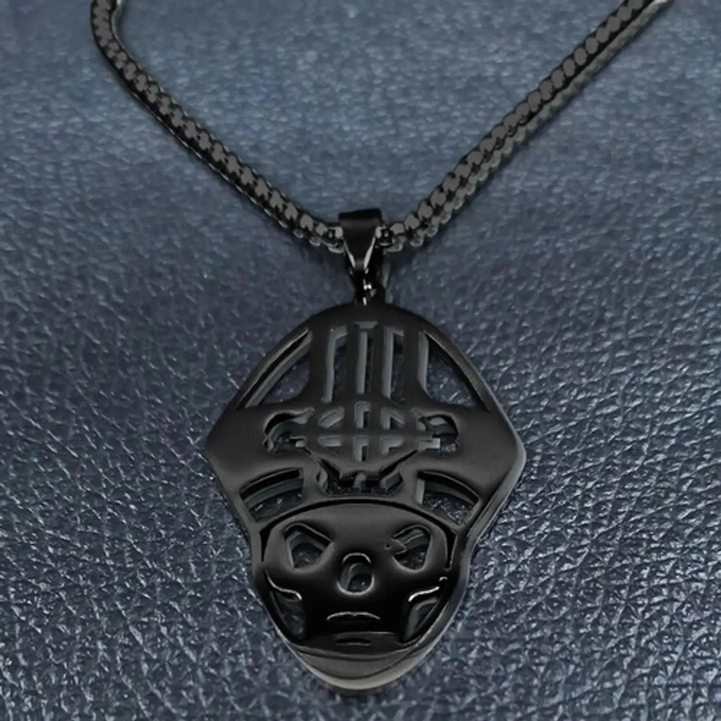 Collar Para Hombre Mujer Dije Papa Emeritus Ghost Rock Acero 15