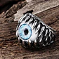 Anillo Argolla Gótico Calavera Dientes Mandíbula Ojo Hombre - Miniatura 5