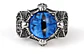 Anillo Ojo Del Mal Dragón Color Plata Gótico Hombre Y Mujer - Miniatura 42