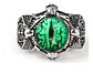 Anillo Ojo Del Mal Dragón Color Plata Gótico Hombre Y Mujer - Miniatura 51
