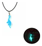 Collar Dije Dinosaurio Brilla En La Oscuridad Hombre Y Mujer - Miniatura 1