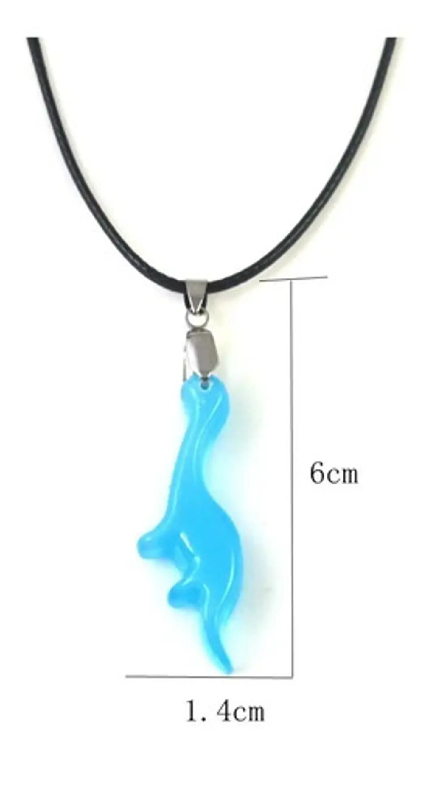 Collar Dije Dinosaurio Brilla En La Oscuridad Hombre Y Mujer 2