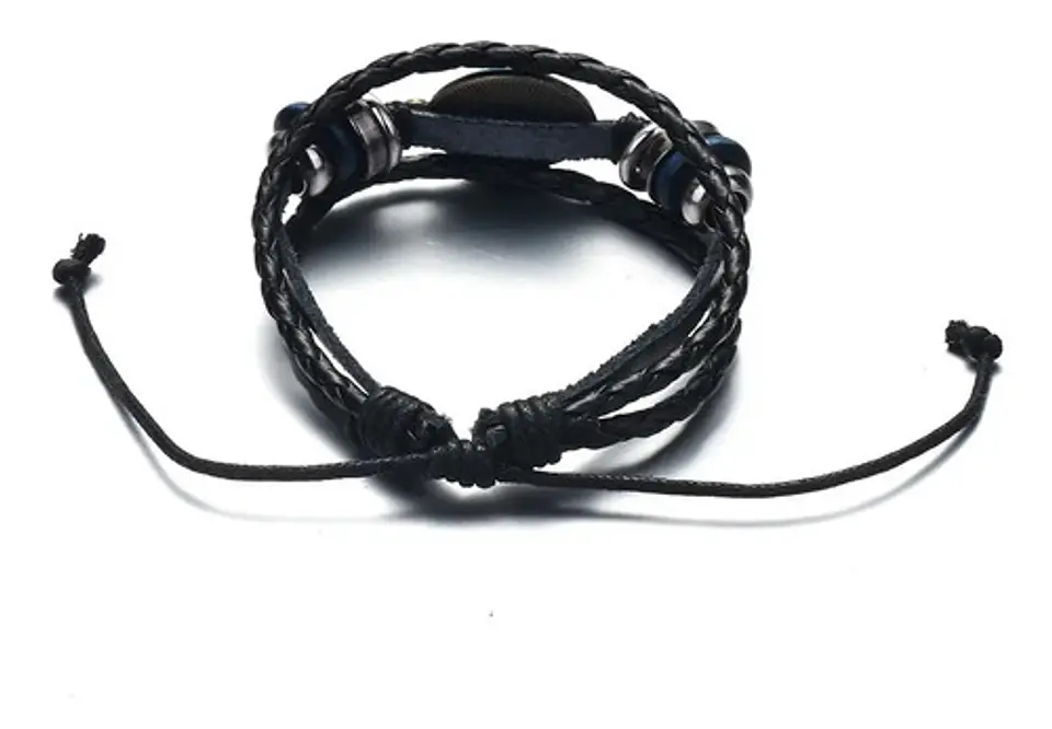 Pulsera Manilla Anime Naruto Sharingan Eye Para Hombre Mujer 3