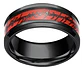Anillo De Poder Señor De Los Anillo Acero Rojo Color Hombre - Miniatura 1