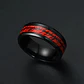 Anillo De Poder Señor De Los Anillo Acero Rojo Color Hombre - Miniatura 4