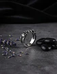 Anillo Hombre Mujer Cráneo Calavera Gótico Acero Color Plata - Miniatura 3
