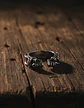 Anillo Hombre Mujer Cráneo Calavera Gótico Acero Color Plata - Miniatura 8