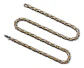 Cadena 6mm Color Oro Acero Inoxidable 55 Cm Bizantina Hombre - Miniatura 1