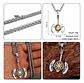 Collar Para Hombres Dije Hacha Vikingo Valknut Aegishjalmur Plateado - Miniatura 2