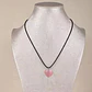 Collar Dije Corazón Piedra Natural Rosa Cadena Para Mujer - Miniatura 6