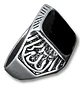 Anillo Hombre Color Plata  Piedra Negra Vintage Bohemio - Miniatura 16
