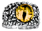 Anillo Para Hombres Y  Mujeres Con Ojo Del Mal Dragon Gótico - Miniatura 10