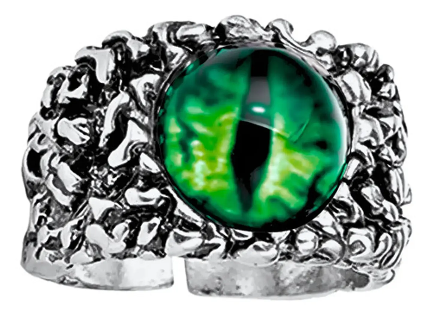 Anillo Para Hombres Y  Mujeres Con Ojo Del Mal Dragon Gótico 36