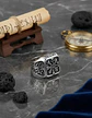 Anillo Acero Vikingo Color Plata Árbol De La Vida Hombre - Miniatura 3