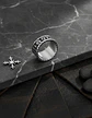 Anillo Runa Vikingo Nórdico Amuleto Acero Color Plata Hombre - Miniatura 7