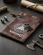 Anillo Runa Vikingo Nórdico Amuleto Acero Color Plata Hombre - Miniatura 10